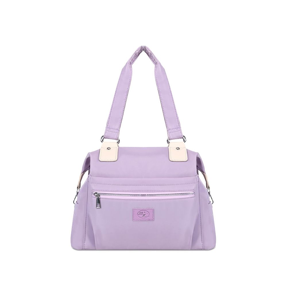 Nylon Handbag Waterproof Shoulder Multi Pockets Top Handle Large Uwu T_T